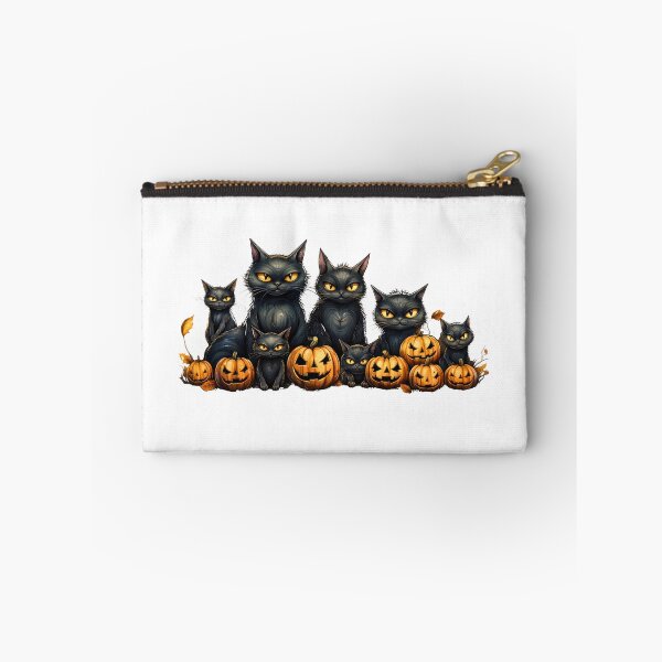 Item preview, Spooky Kitties and Pumpkins designed and sold by Kathleen Douglas.
