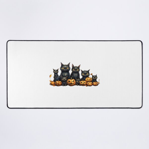 Item preview, Spooky Kitties and Pumpkins designed and sold by Kathleen Douglas.