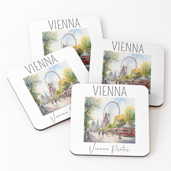 Item preview, Un diseño de acuarela del Prater de Viena en Viena - Austria designed and sold by Sketch-Shack.
