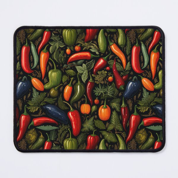 Item preview, Red Pepper Pattern. Juicy Vegetables. 4 designed and sold by YOTA-ART.