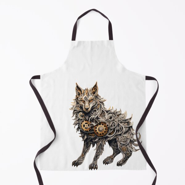 Item preview, Steampunk Wolf made of Clockwork Gears designed and sold by SchorlCraft.