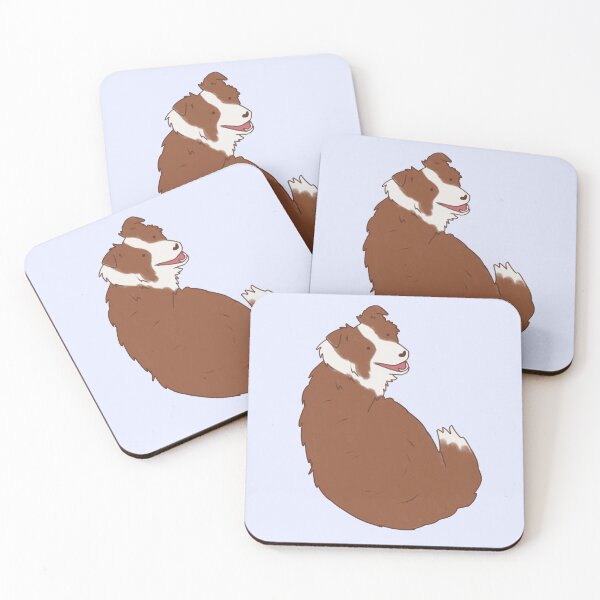 Item preview,  Cute Brown border collie designed and sold by Mayarart.
