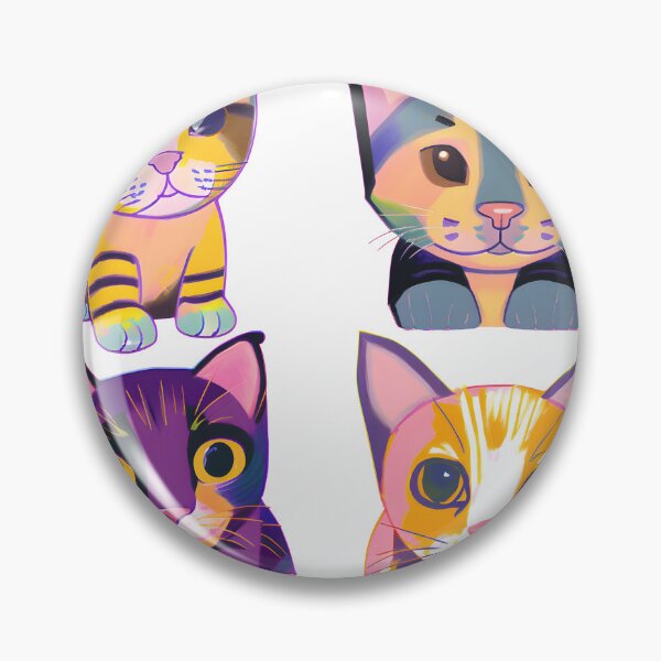 Item preview, Four cute cats designed and sold by Qbies.