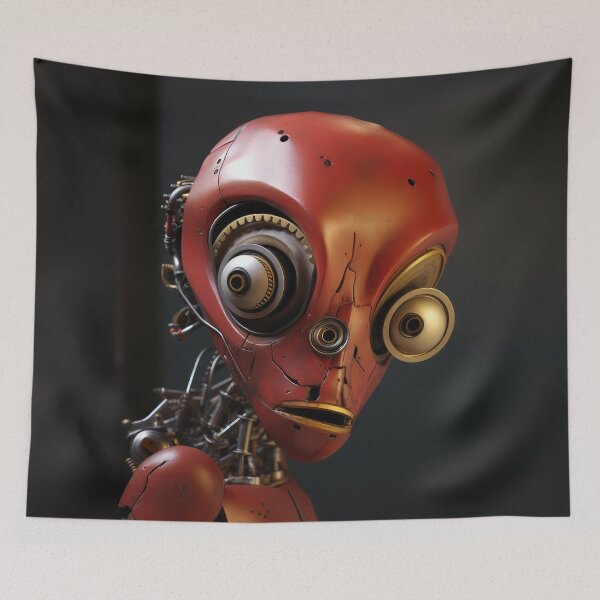 Item preview, Red Robot Looking Back designed and sold by Peter LOPEZ.