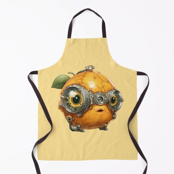 Item preview, Dystopian Steampunk Orange Fruit Face designed and sold by The Bla in My Brain.