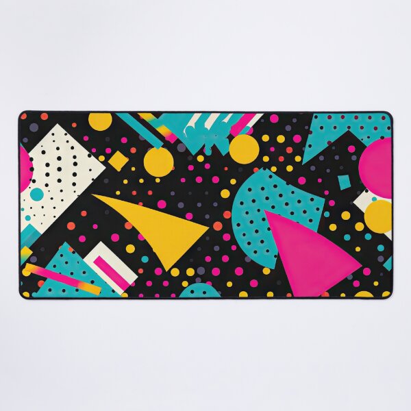 Item preview, Funky 80s and 90s Nostalgia Pop Pattern designed and sold by AeonAcademy.