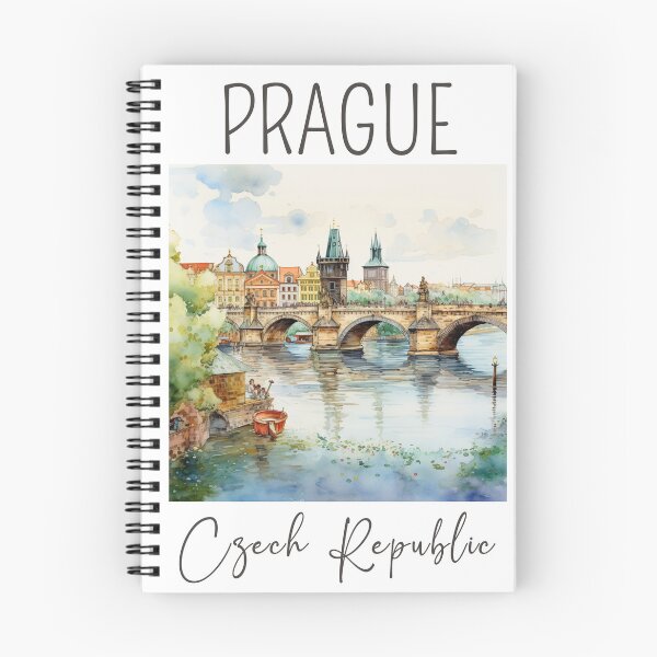 Item preview, A Watercolor Design of the Charles Bridge in Prague - Czech Republic designed and sold by Sketch-Shack.
