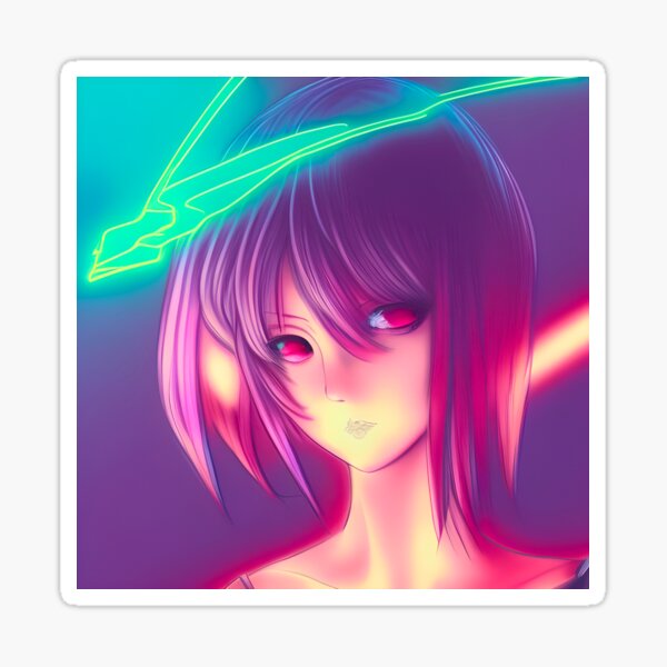 Hikari - The Radiant Sunbeam, Adorable Anime Girl Sticker for Sale by  AnimeUSA