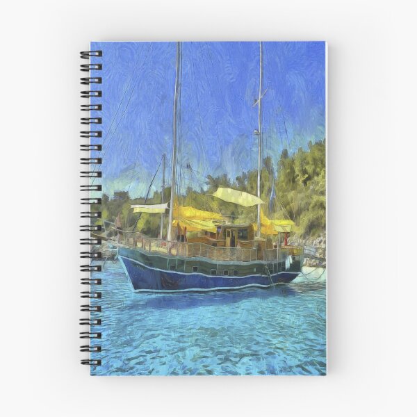 Item preview, Aegean Sea Yacht Art designed and sold by Londonimages.