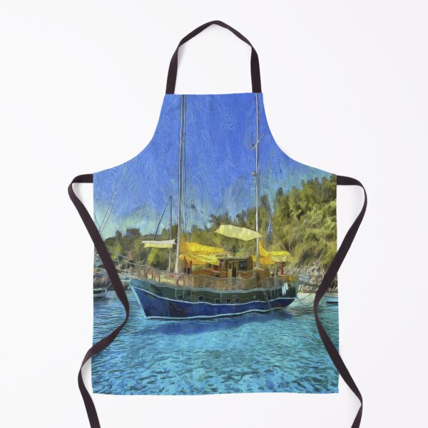 Item preview, Aegean Sea Yacht Art designed and sold by Londonimages.