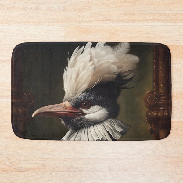 Item preview, Dapper Bird Portrait Art designed and sold by ConfettiSkyArt.