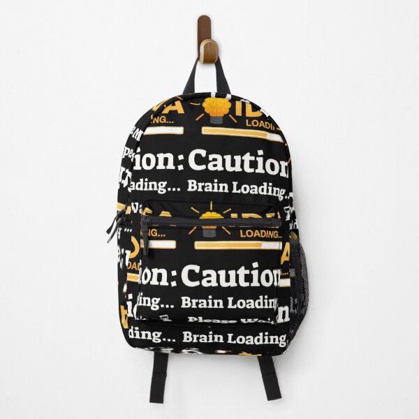 Item preview, Caution: Brain Loading... Please Wait designed and sold by blakfrog.