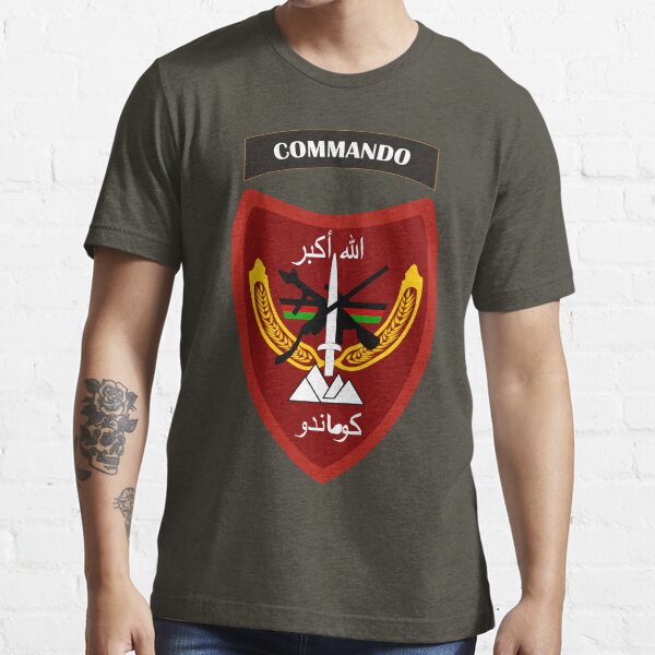  afghan national army commando corps historical t shirt for sale by