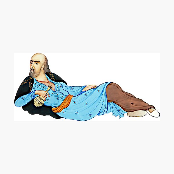 Aperçu de l'œuvre Vieil homme miniature persan - Art persan (iran) créée et vendue par Persian Pride Official.