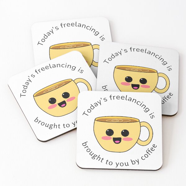 Item preview, Freelancer Coffee Cup ( Yellow) designed and sold by Bizzybeebolly.