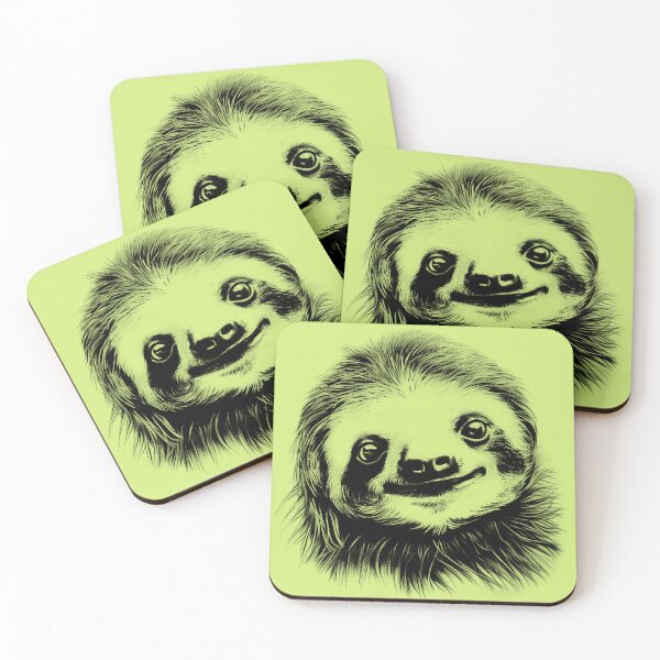 Item preview, Sloth Face Sticker T-shirt Art designed and sold by allthis.