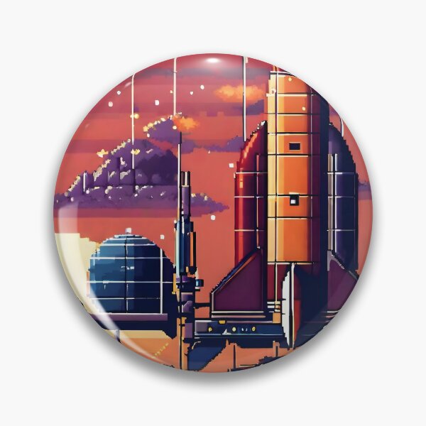 Artikelvorschau, Raumschiff-Pixel-Kunst entworfen und verkauft von CM7Designs.