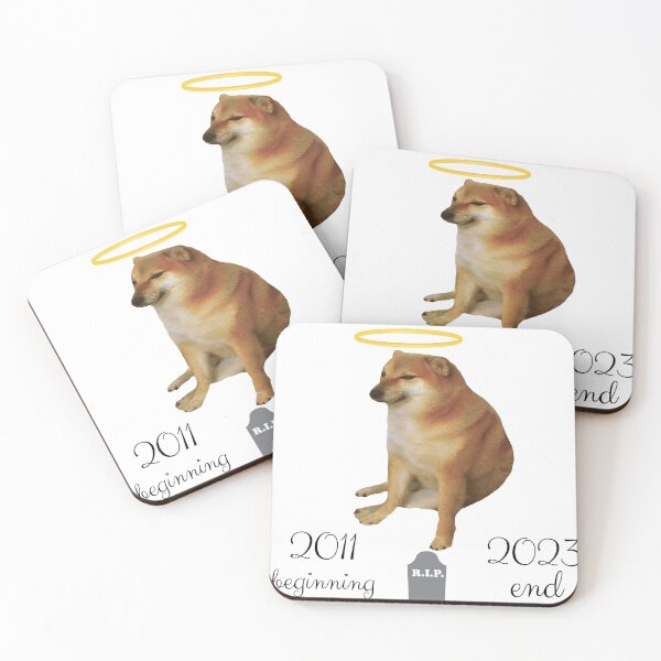 Item preview,  Rest In Peace Cheems designed and sold by Petsthetic.