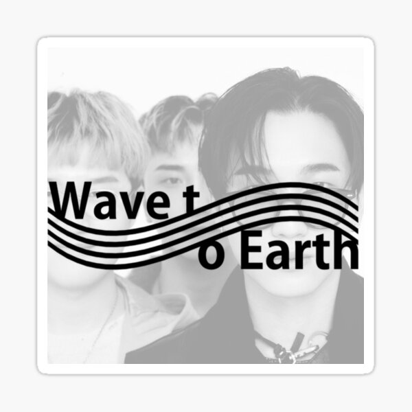 Wave to Earth Members Sticker for Sale by chapagettii