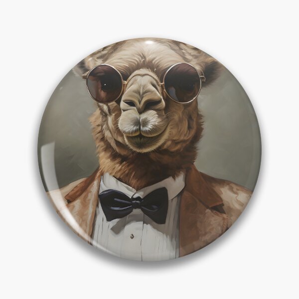 Item preview, Dapper Camel Portrait Art designed and sold by ConfettiSkyArt.