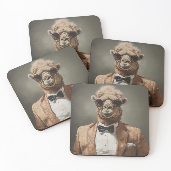 Item preview, Dapper Camel Portrait Art designed and sold by ConfettiSkyArt.