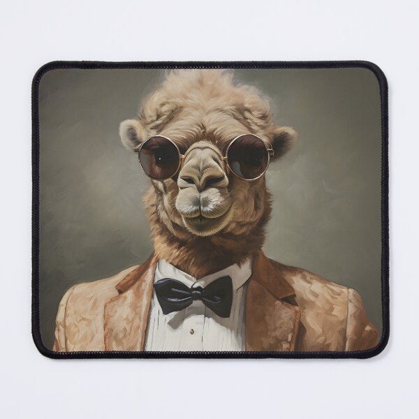 Item preview, Dapper Camel Portrait Art designed and sold by ConfettiSkyArt.