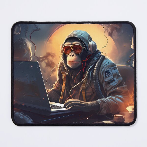 Item preview, Monkey is using notebook designed and sold by Jamkub157.