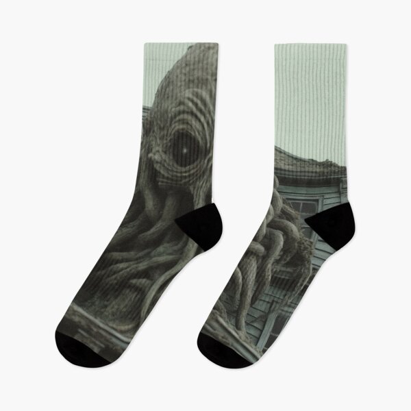Item preview, "The Lurking Nightmare:Lovecraftian Horror on an Old House  designed and sold by WhiteWolfe0127.