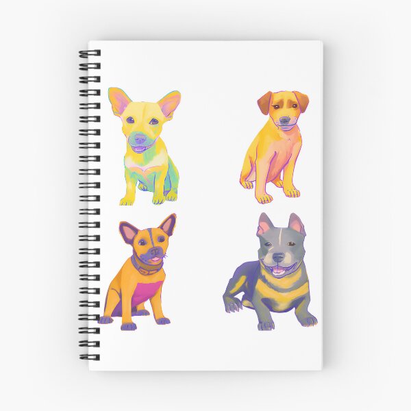 Item preview, Four cute puppies designed and sold by Qbies.