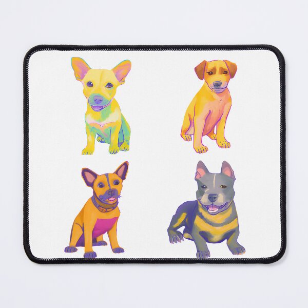 Item preview, Four cute puppies designed and sold by Qbies.