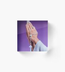 Pray For Me Acrylic Block