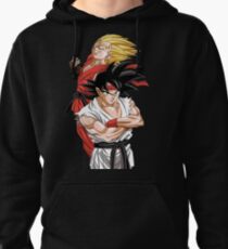 Goku Vegeta - Street Fighter Pullover Hoodie