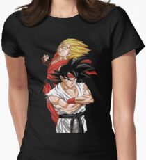 Goku Vegeta - Street Fighter Women's Fitted T-Shirt