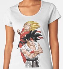 Goku Vegeta - Street Fighter Women's Premium T-Shirt