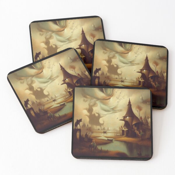Item preview, Fantasy Painting 3 - Medieval Landscape designed and sold by CrankyOldDude.