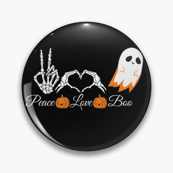 Item preview, peace,love, boo, halloween designed and sold by Designfs.
