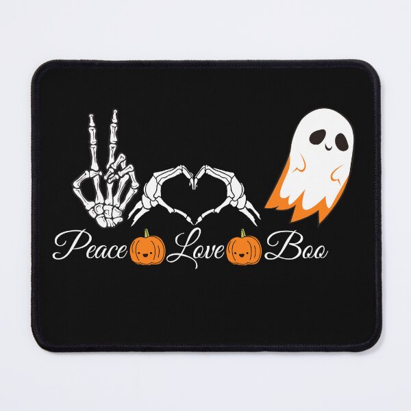 Item preview, peace,love, boo, halloween designed and sold by Designfs.