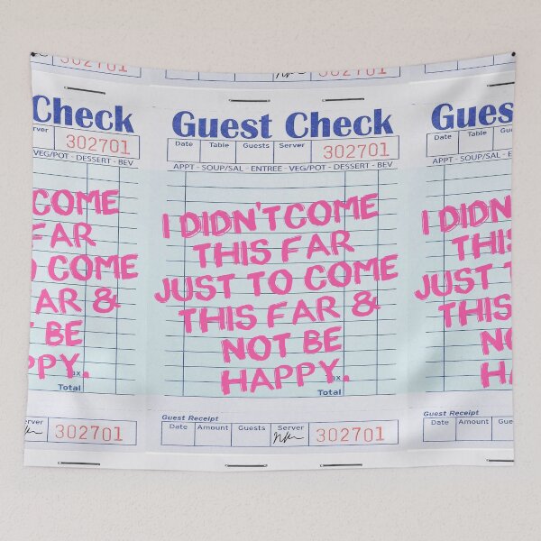 Item preview, BE HAPPY - NIKKIRAYE GUEST CHECK designed and sold by nicolekap29.
