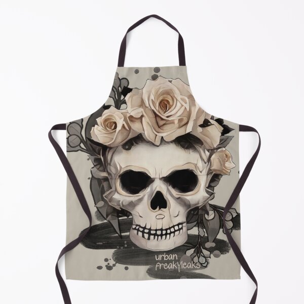 Item preview, Skull with a crown of roses designed and sold by inarausch2023.