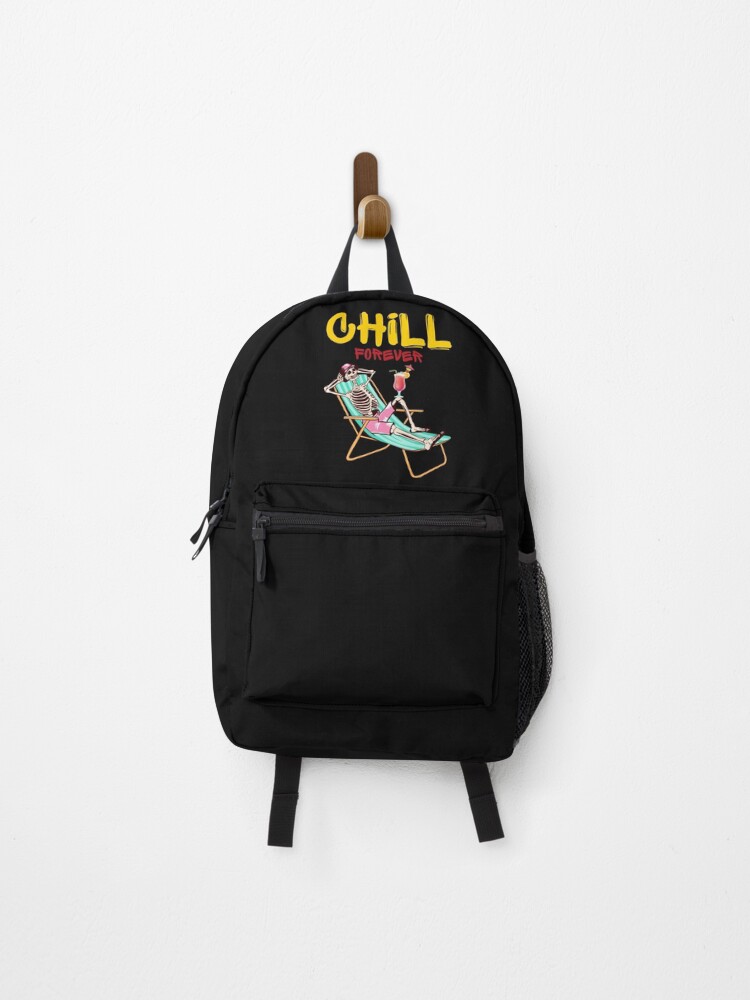 Thumbnail 1 of 3, Backpack, Chill Forever designed and sold by Eolithic.