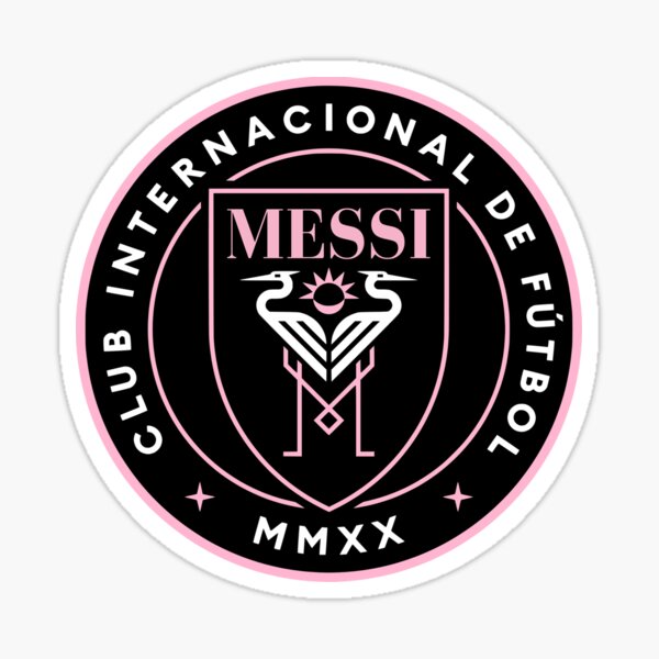 Personalize Miami Messi Logo the Goat Custom Your Name Pink 