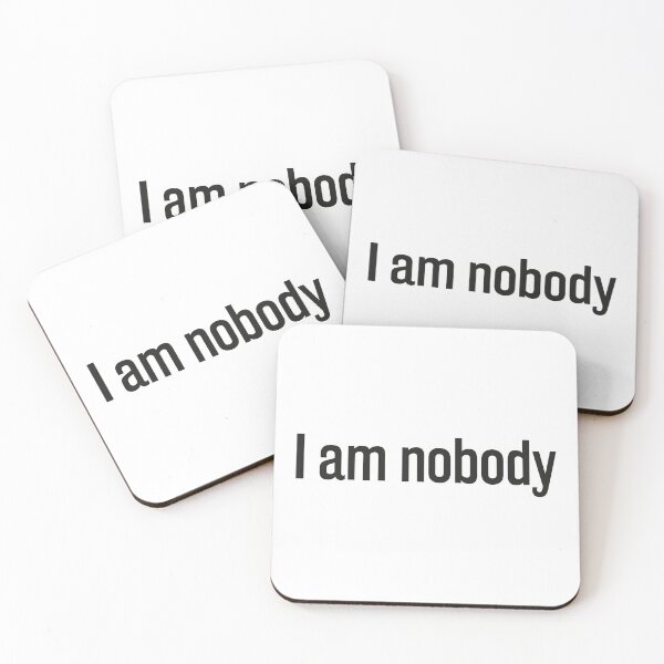 Item preview, I'm nobody designed and sold by dcreagraph.