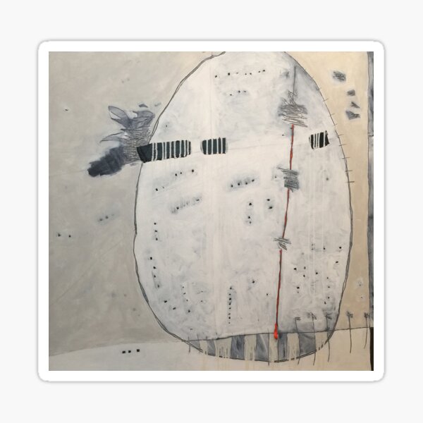 WHITE BOULDER Sticker