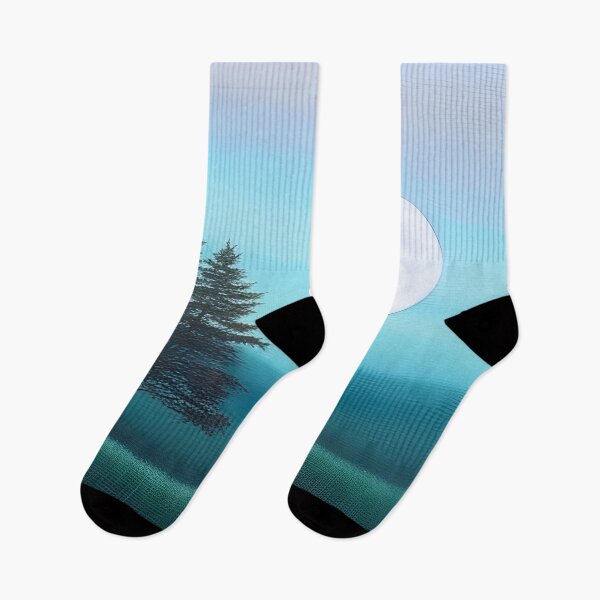 Item preview, Lone tree and the moon designed and sold by AJSRPrints.
