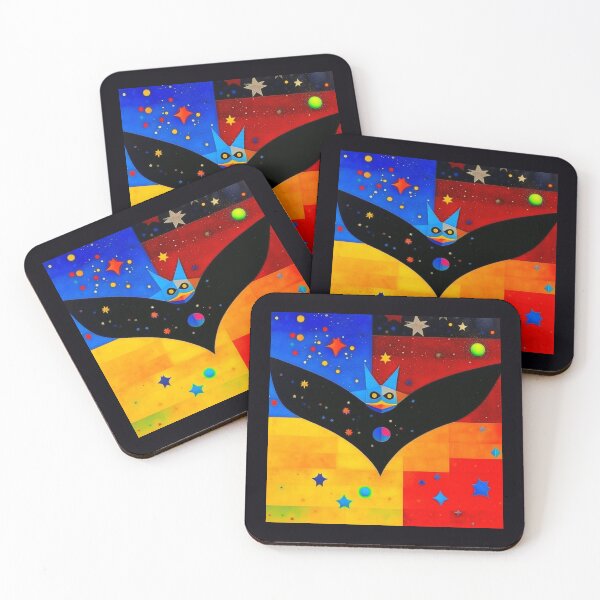 Item preview, Beautiful bat flying among the stars, Halloween. designed and sold by Natalia-Vlad.