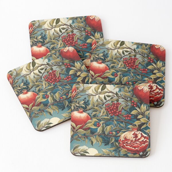 Item preview, Surreal Blooming Pomegranate tree designed and sold by HausCrafted.