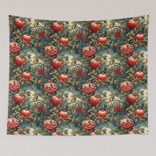 Item preview, Surreal Blooming Pomegranate tree designed and sold by HausCrafted.