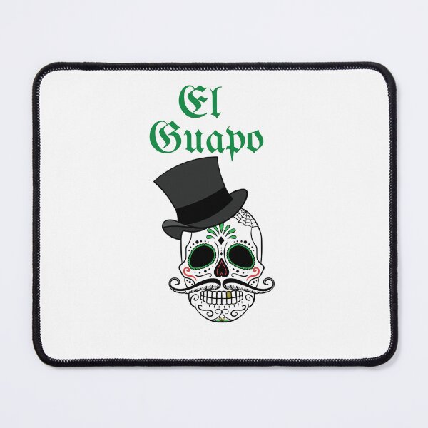 Item preview, El Guapo Skull with Top Hat and Mustache designed and sold by MagicSD Designs.