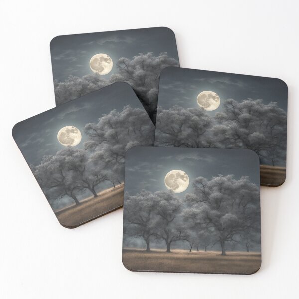 Item preview, Moonlit trees designed and sold by AJSRPrints.