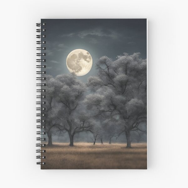 Item preview, Moonlit trees designed and sold by AJSRPrints.